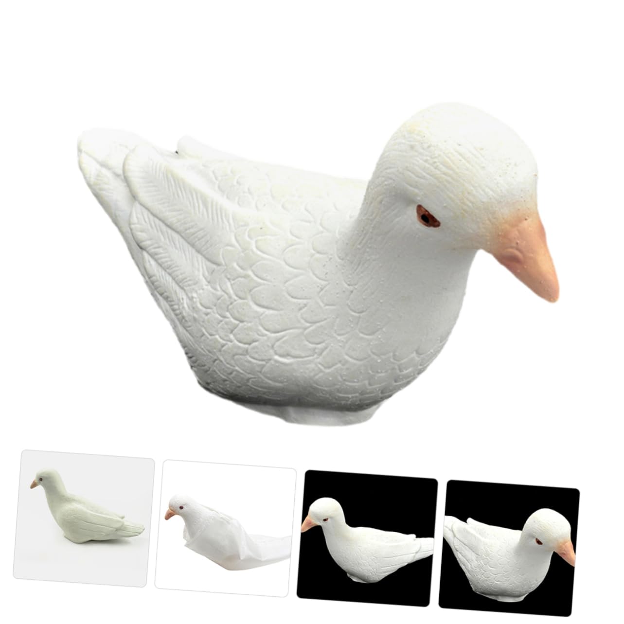 POPETPOP Trick Pigeon Prop Flying Dove Bird Decoration Pigeon Sculpture Garden Decor
