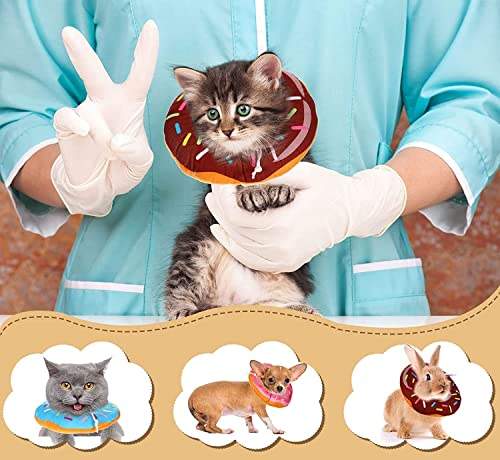 Voarge Katzen Halsband Soft Weich Katze Schutzkragen, Verstellbarer Kragen, Anti Biss Safety Kragen, für Haustiere Katzen Welpen