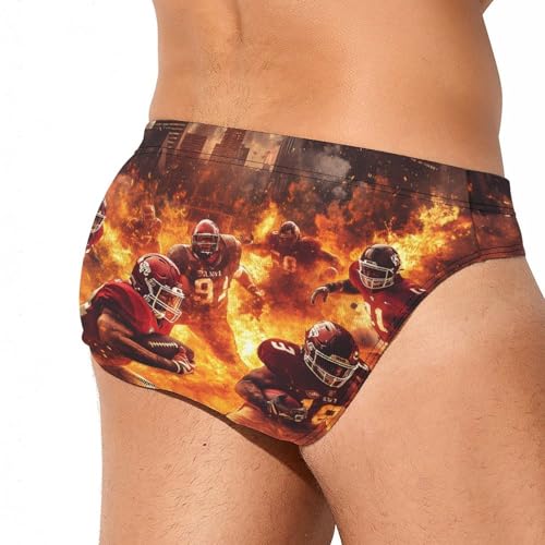Football Game Mens Swim Briefs Sexy Bikini Swimwear Bathing Suits Trunks3