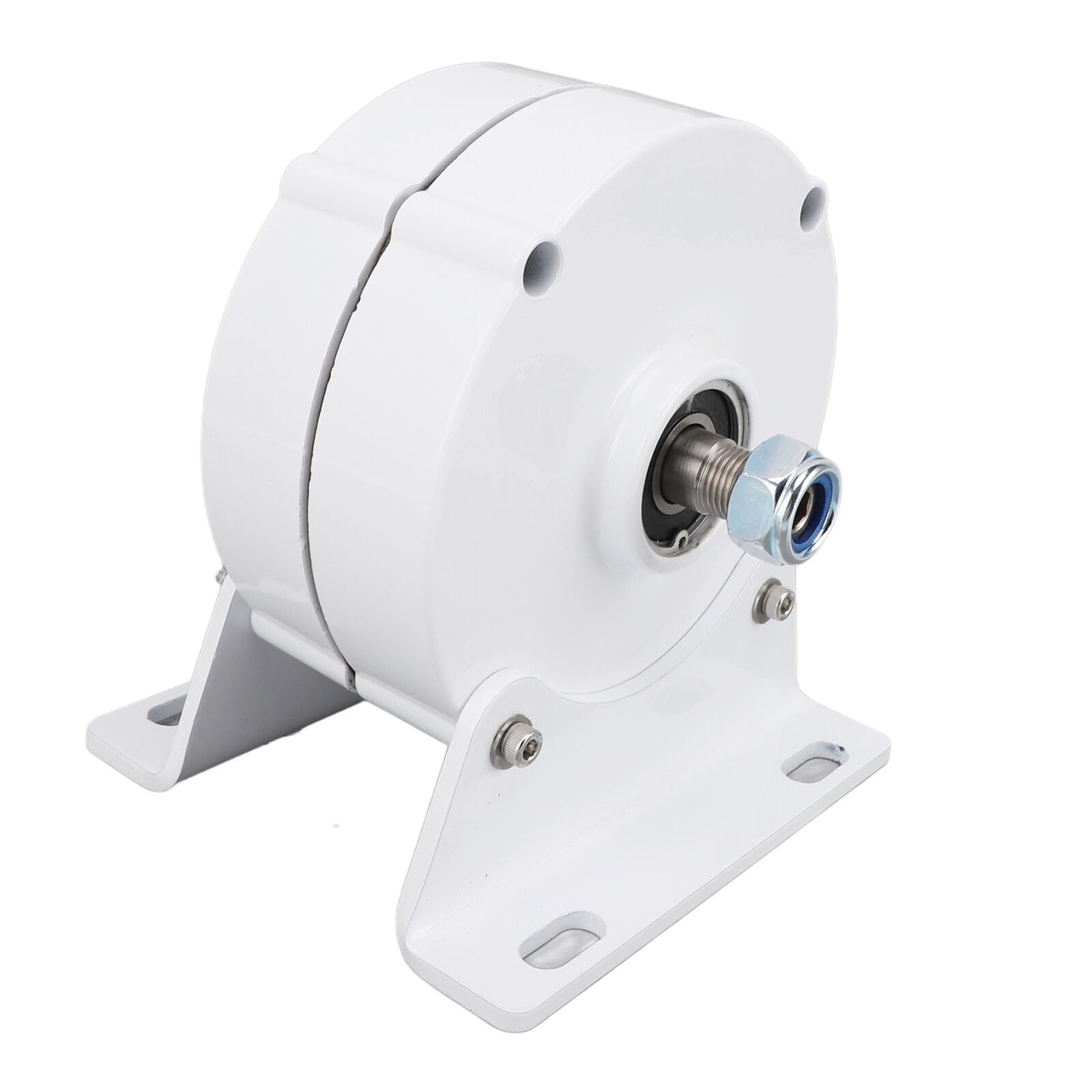 Generatore a magneti permanenti 600W, 12v,24v,48v alternatore Elettrico NdFeB a terre rare, 750r/m,generatore eolico alternatore sincrono Trifase,per Turbina Eolica Orizzontale (con base, 12V)