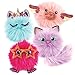 Make It Real DIY Cuddle Mob Kit - Create 4 Adorable Pom Pom Characters with 36 Pieces - All-in-One Arts & Crafts Set for Tweens & Girls - Fun, Skill-Building Craft for Kids Ages 8+ Creative Gift