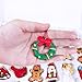 Winlyn Christmas Countdown Advent Calendar Ornaments 24 Set Clay Figurine Ornaments Snowman Santa Angel Reindeer Penguin Doll Hanging Tree Ornaments for Holiday Stocking Stuffers Fireplace Gift Decor