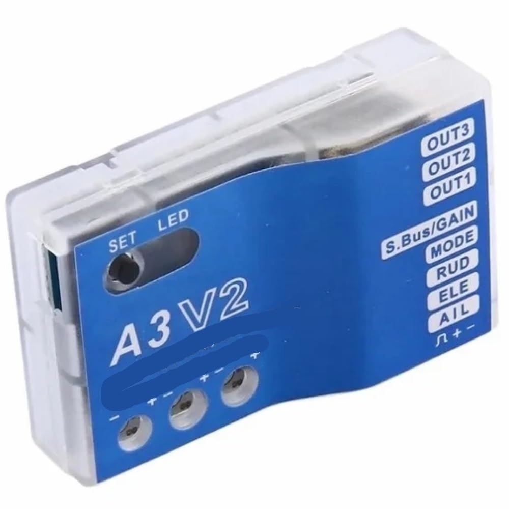 Stabilizzatore for controllore di volo for aereo giroscopico a 3 assi adatto for elicottero ad ala fissa ad ala fissa for aereo A3 V2 RC