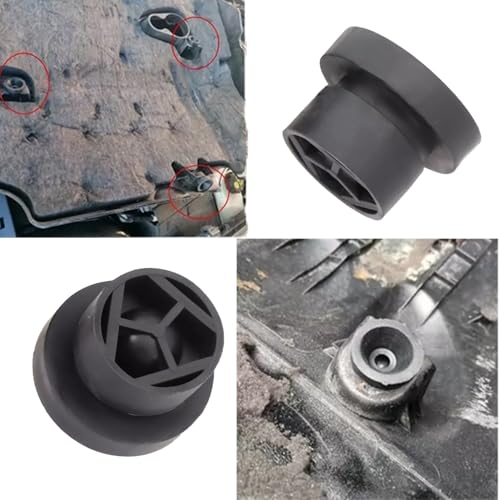 Image of 7M5Q-6D277-AA 4Pcs Engine Cover Rubber Grommet Engine Covers Trim Rubber Mount Grommet Bush Bump Compatible with Focus Kuga Mondeo Galaxy 2004-2014