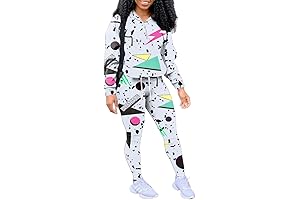 90s Retro Tie-Dye Outfits for Women by EOSIEDUR