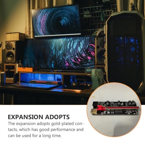 6 sets adaptador PCI-e GPU Riser para minería estable miniatura 6