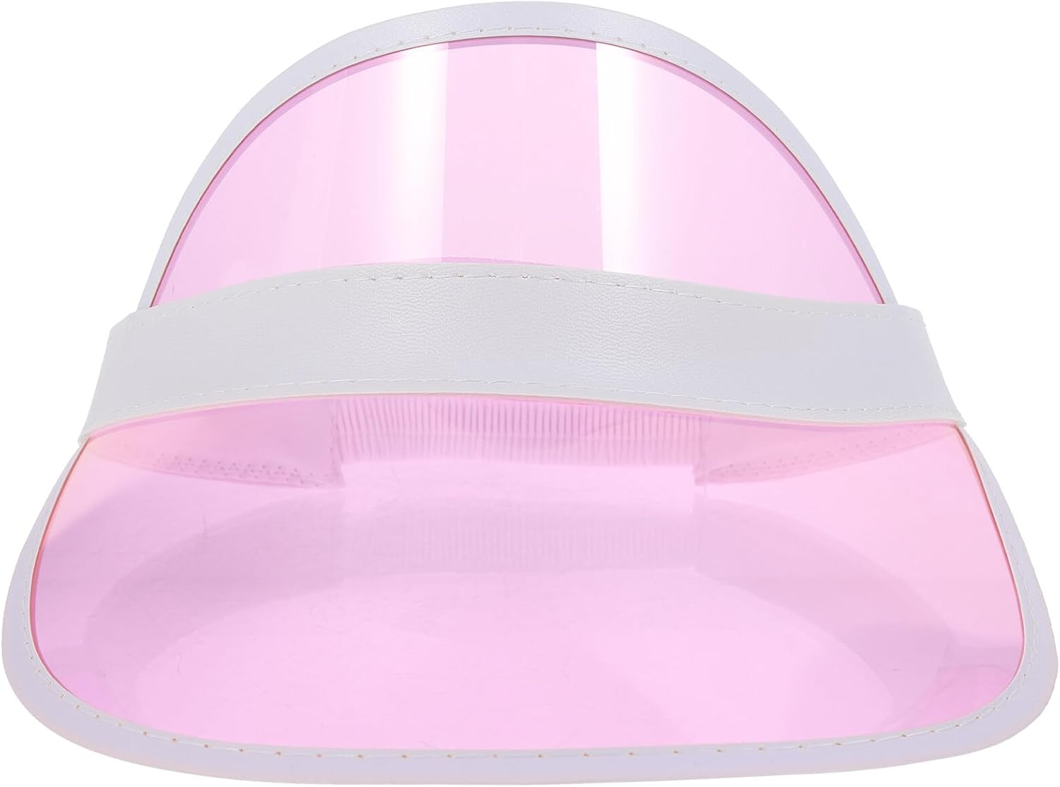 Plastic Sun Visor Hat Wide Brim Sunshade Hat Women's Sun Protection Cap Portable Beach Aessory