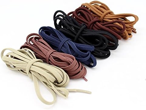[GGT Tiger] ELASTIC Stretch Rubber Flat Shoelaces Shoestrings Khaki / 56 inch