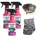 linseyCove 2 Pack Fast-Acting Heavy-Duty Grill Degreaser Spray