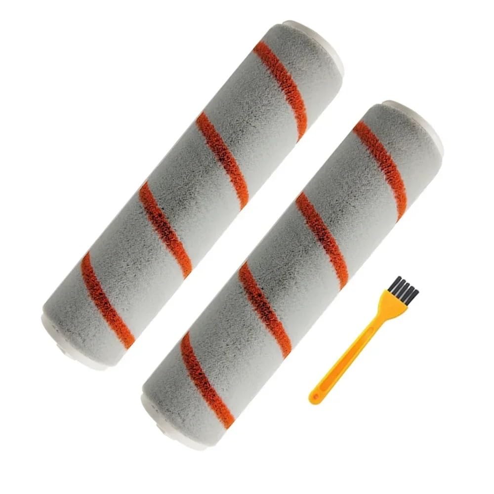 Compatible para Xiaomi filtro y cepillo rodante serie Dreame V8 a V16 | Juego coordinado para recambios diarios(Orange)