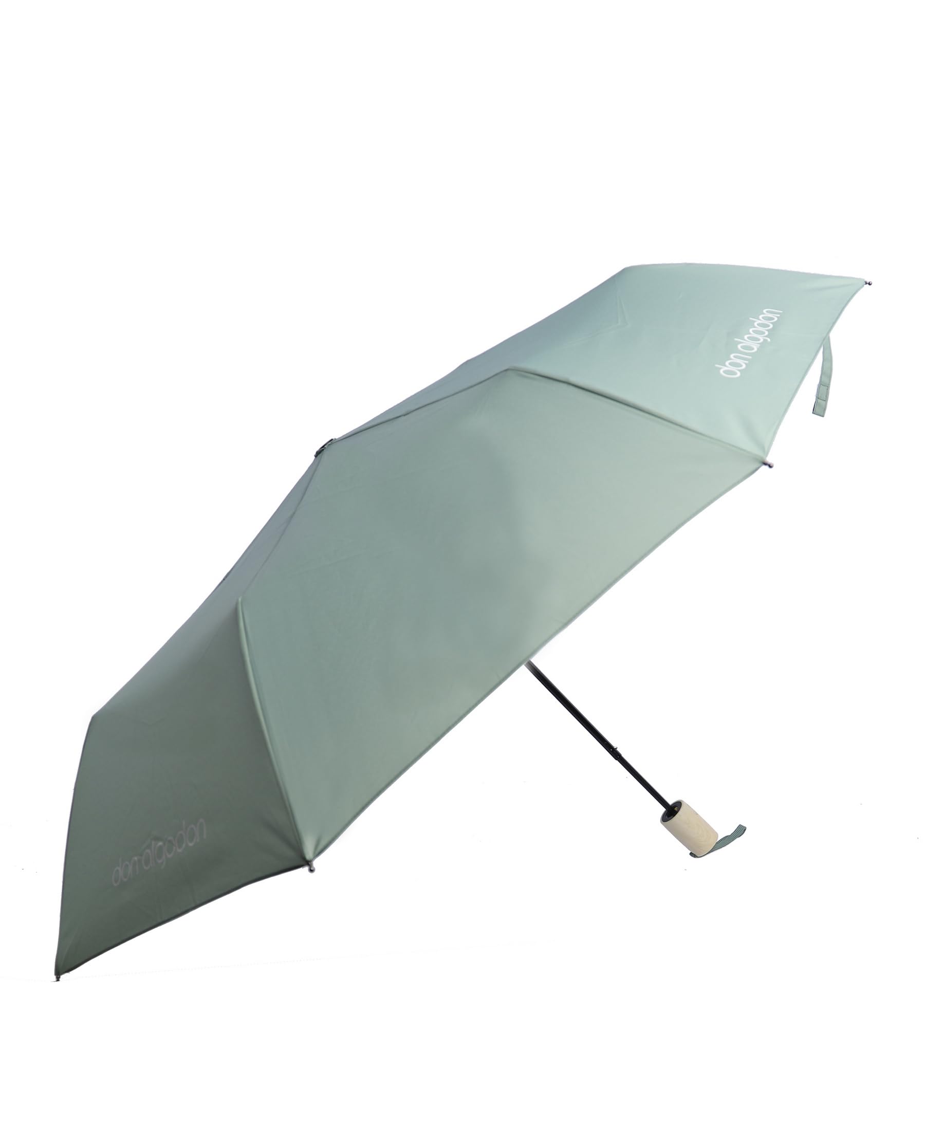 DON ALGODONDON ALGODON - Folding Umbrella - Windproof Folding Umbrella - Women's Folding Umbrella - Umbrella Chuva - Folding Umbrella Woman Original Compact, green, Varillas 54 cm/diámetro 100 cm/cerrado 28