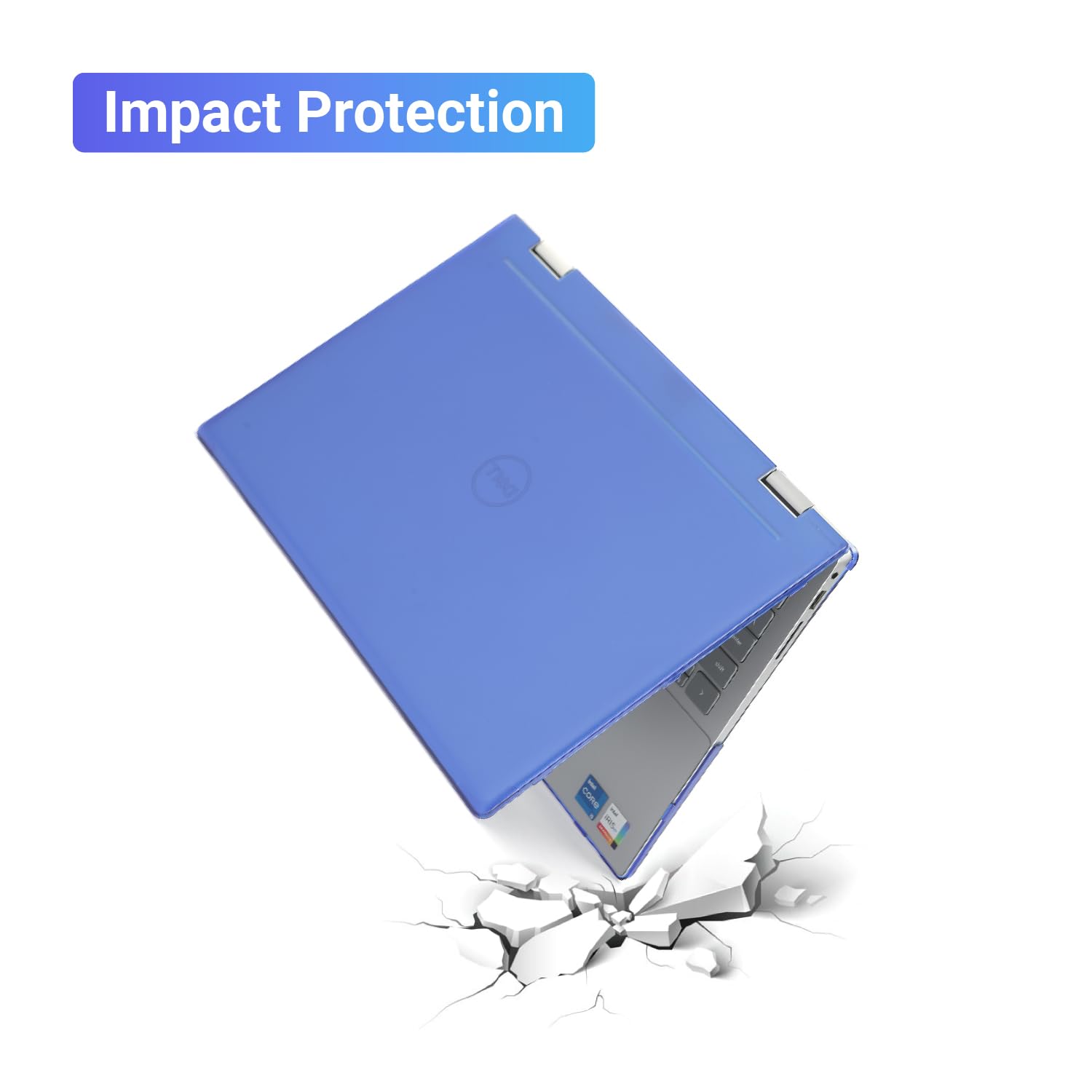 mCover Funda solo compatible con Dell 14 Plus 2 en 1 DB04250 / DB04255 Windows de 14 pulgadas 2025-2026 (no es compatible con ningún otro modelo Dell), transparente