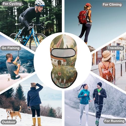 Balaclava máscara para hombres máscara de esquí para mujeres máscara facial completa para ciclismo miniatura 6