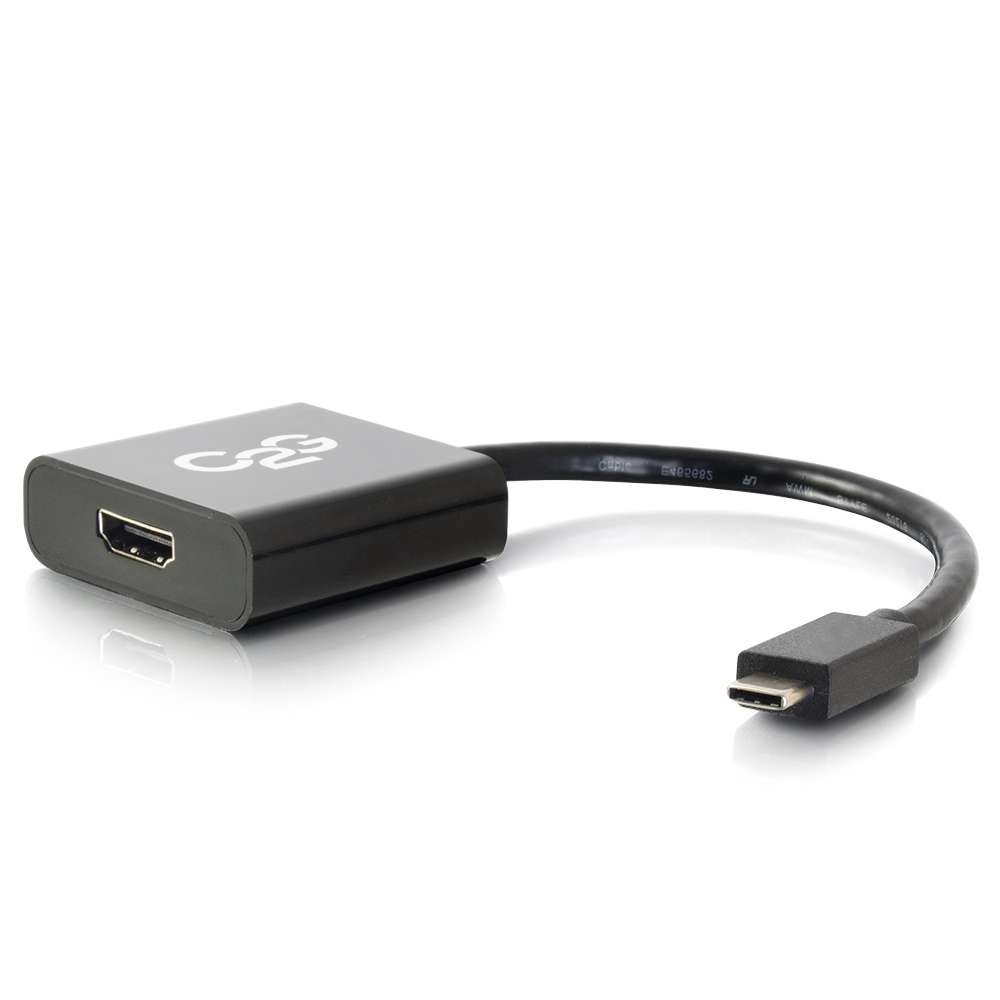 C2G USB Adapter, USB C to Display Port Adapter Converter, Black, Cables to Go 29474