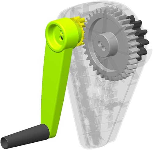 Miniatura 5 de Kit de engranajes de fácil giro para vaso de composta MAZE de 65 galones