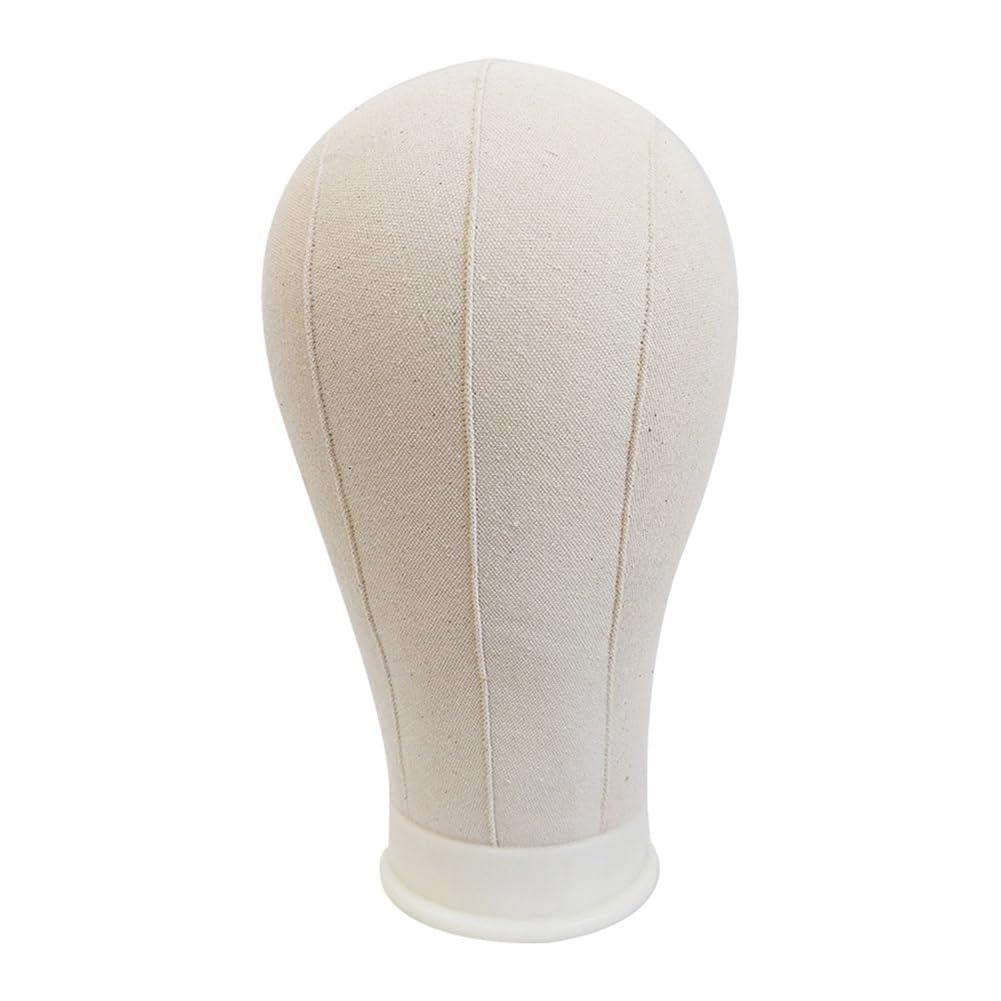MQODLFP 22 Inches Mannequin Canvas for Hair Extension Lace Wigs Making and Display Styling Mannequin Manikin