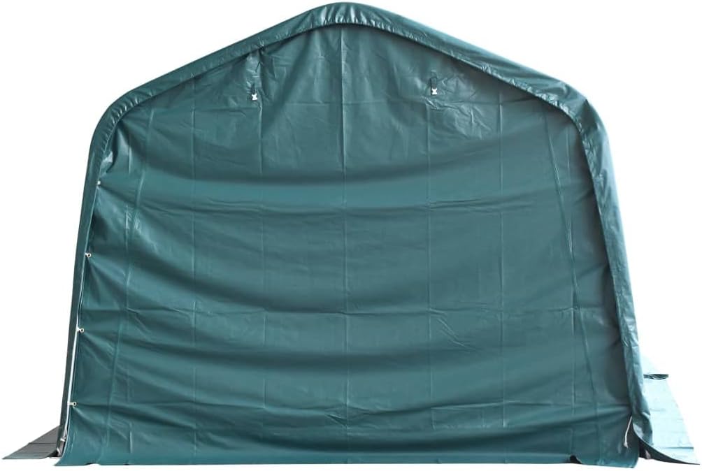 Cefn view of the assembled tent