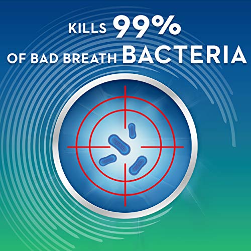 Crest Breath Bacteria Blast Mouthwash, Icy Cool Mint, 32 fl oz