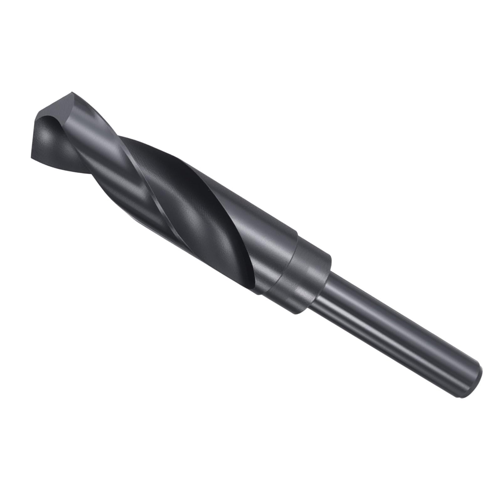 - METALLIXITY Drill Bit (21mm), 1/2" Reduced Shank Round 4341 High-Speed Steel 135° Bits for Drilling Holes in Thin Metal Steel Wood Plastic Aluminum DIY Project