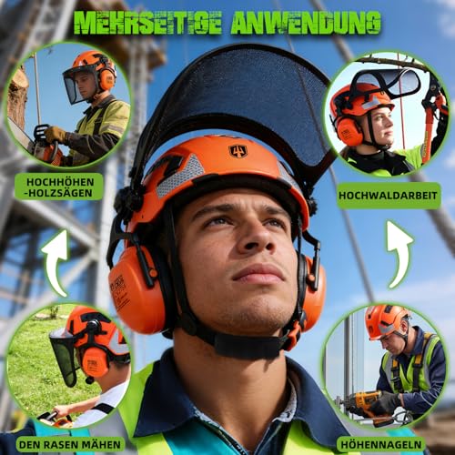 Casco de protección GREEN DEVIL con certificaciones EN12492 y EN397 de alta gama 7