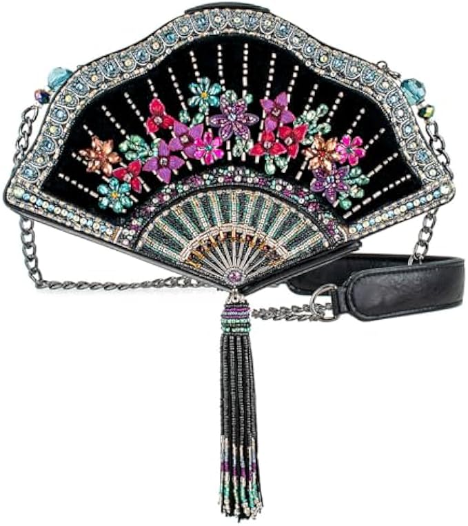 Mary Frances Coquette Handbag, Pewter