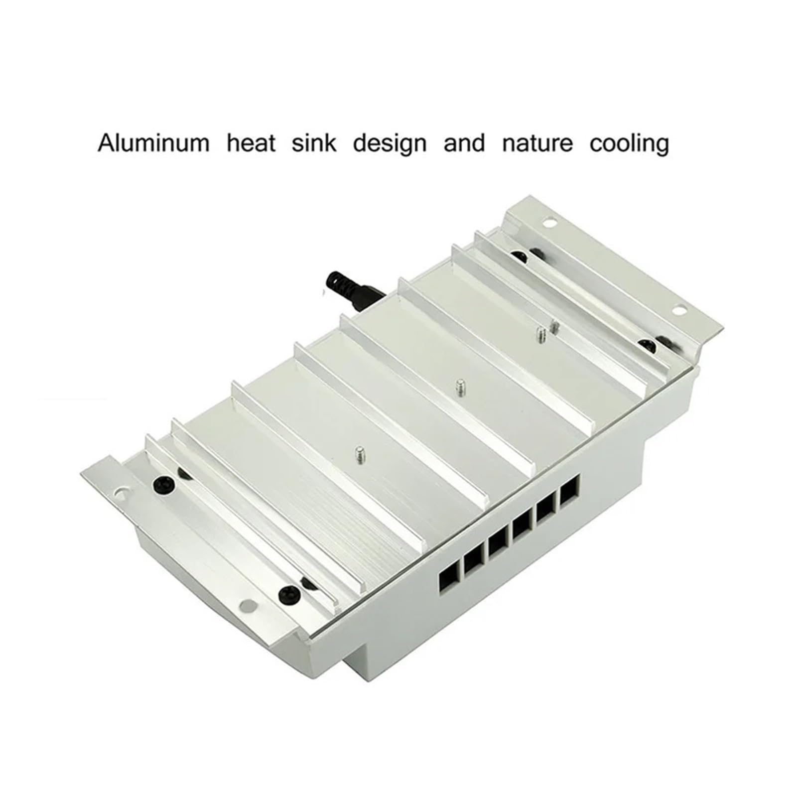 Regolatore di Carica Pannello Solare, Regolatore di Carica Solare MPPT 60A 80A Auto 12V 24V Max 50VDC Regolatore Solare con Ingresso Display LCD Uscita USB 5V 1.5A(60A (L60))