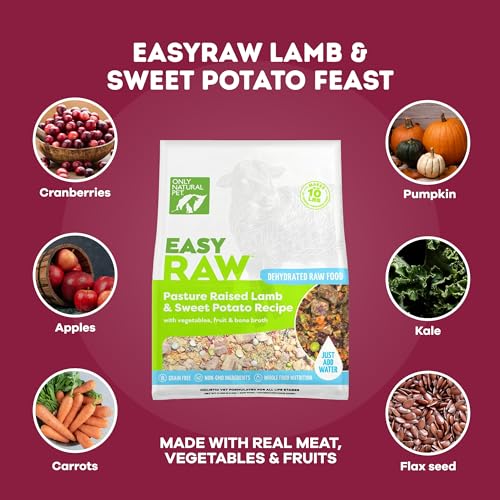 Solely Pure Pet – EasyRaw Dehydrated Uncooked Canine Meals Components, Comprises Actual Healthful Vitamin, Low Glycemic, Paleo Pleasant, Non-GMO – Lamb & Candy Potato Taste – 2 lb Bag (Makes 10 lbs) Solely Pure Pet – EasyRaw Dehydrated Uncooked Canine Meals Components, Comprises Actual Healthful Vitamin, Low Glycemic, Paleo Pleasant, Non-GMO – Lamb & Candy Potato Taste – 2 lb Bag (Makes 10 lbs)