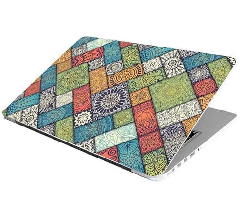 Image of Laptop Skin Stickers HD Quality Sticker for Laptops Upto 15.6 inch (Dustproof|Waterproof|Scratchproof|Reusable) - MANDALA1
