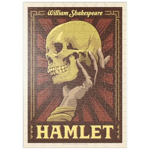 MyPuzzle Hamlet: William Shakespeare, Vintage Poster - Premium 200 Teile Puzzle - MyPuzzle Sonderkollektion von Anderson Design Group