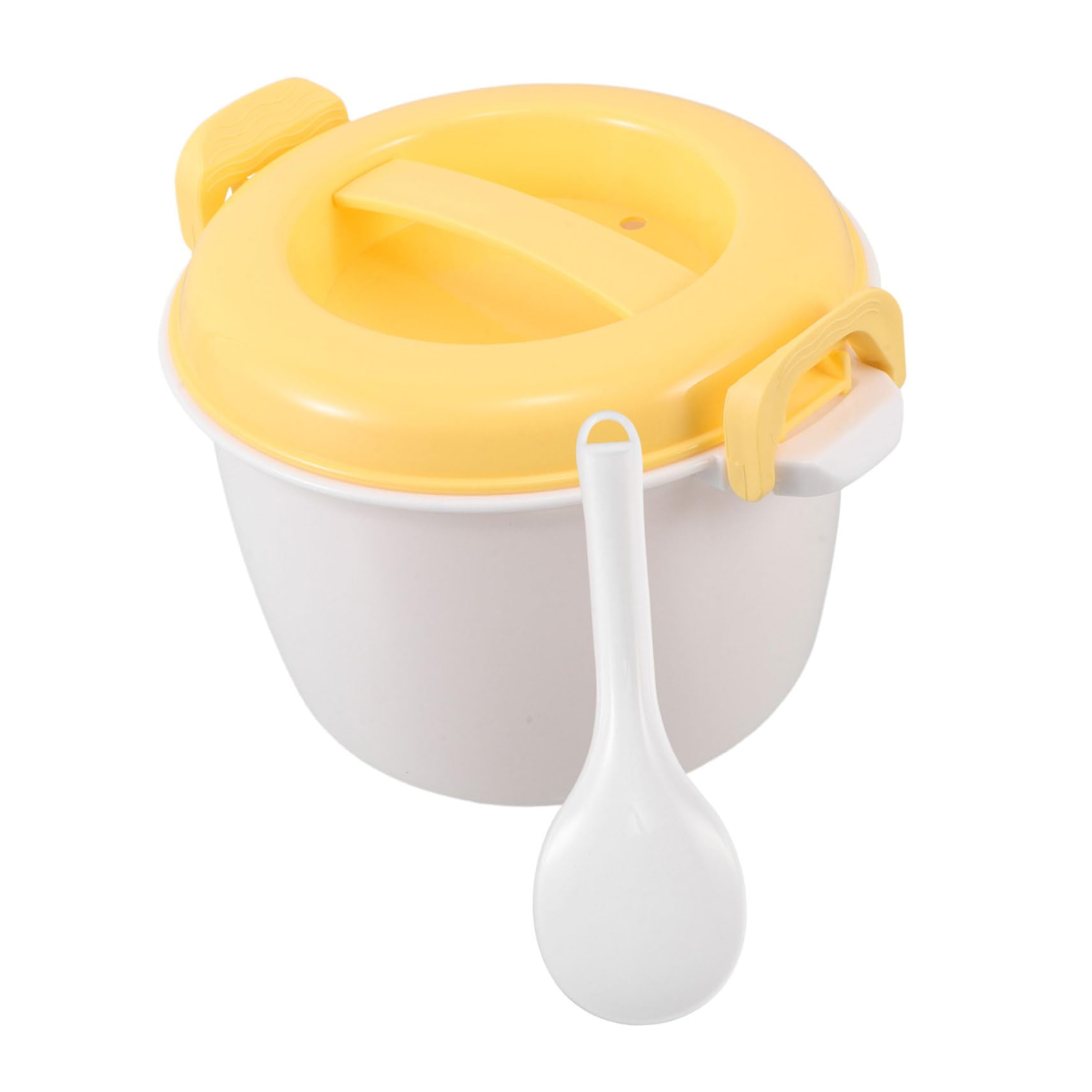 Ipetboom Portable Microwave Rice Cooker 1 8L Multi-Functional Food Steamer Lid Microwave Safe for Quick Cooking and Easy