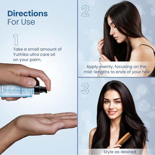 Image of Yuthika Professional Ultra Care Oil Reviver 100ml, Advanced Hair Repair Oil, Hair Oil for Dry and Frizzy Hair