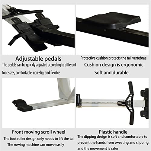 Image of Rowing Machines for Home Fitness Equipment, Wind Resistance, Rowing Machine, Indoor Exercise, Low Noise, Full Body, Aerobic