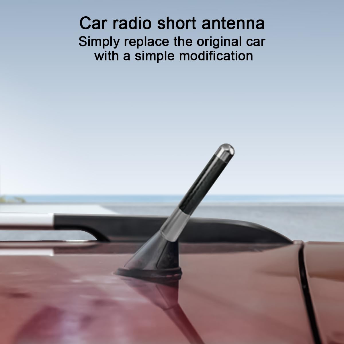 Antenna Auto A Pinna Di Squalo - Universale, Forte Segnale AM/FM, Facile Installazione - Foto 4