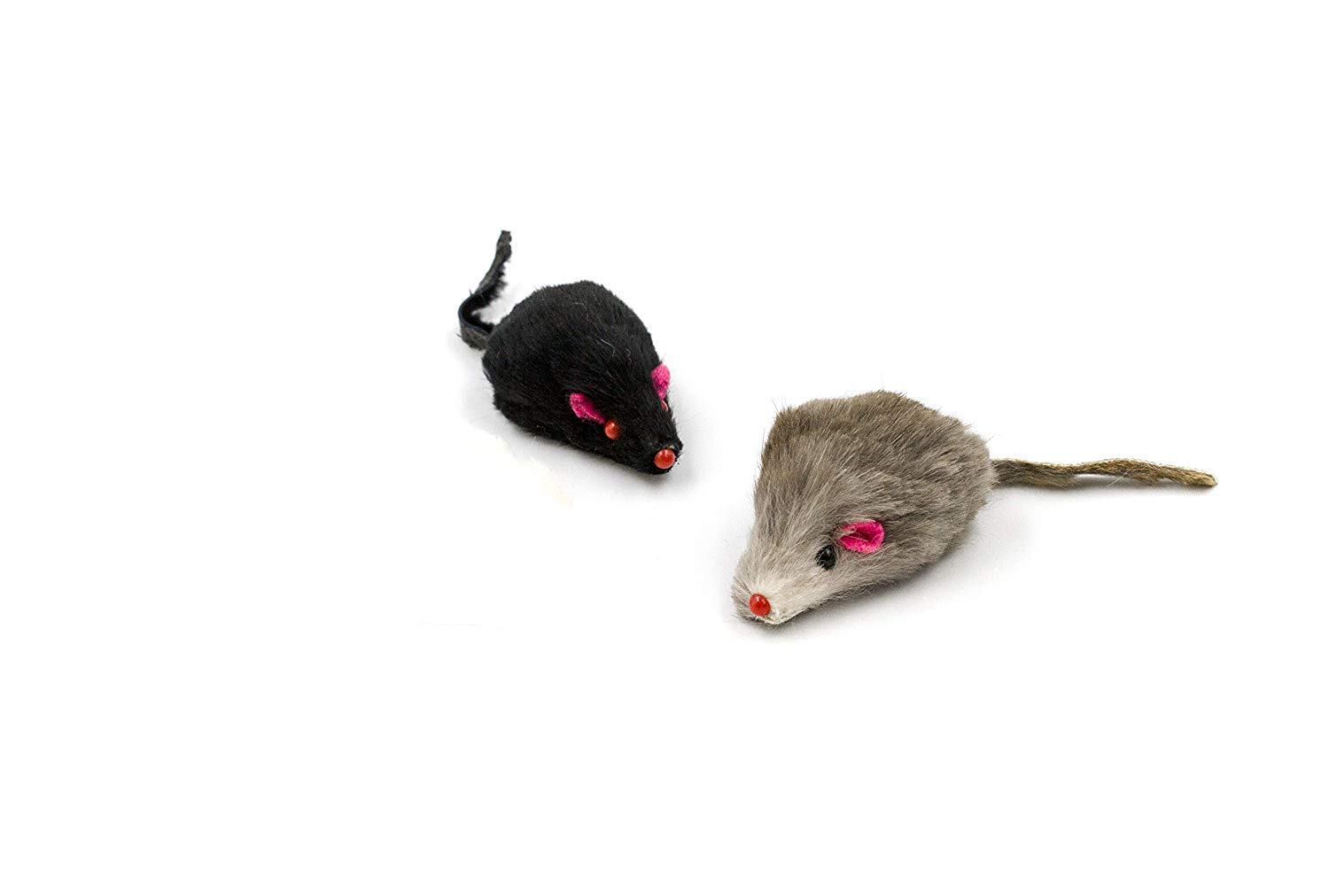 The Pets Company Real Fur Mouse Cat Toy with Rattle Sound (Set of 2) (B085DLHJH3) Amazon Price History, Amazon Price Tracker