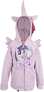 Twilight Sparkle - Sudadera con capucha para niños, diseño de unicornio, color rosa, talla 110-122