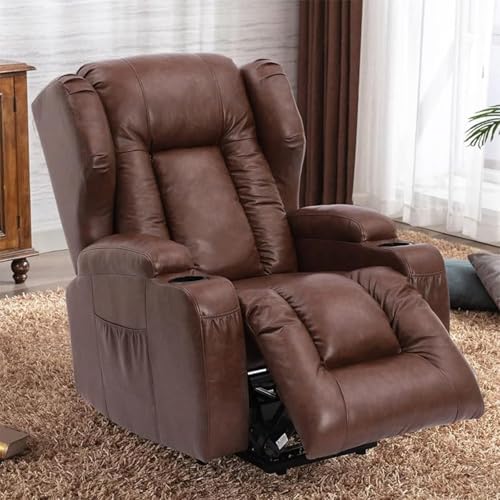 Sillón eléctrico reclinable con masaje color sólido miniatura 3