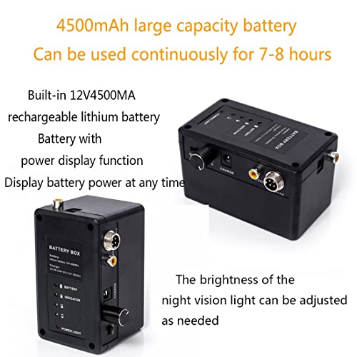 Borescopes Pijpinspectievideocamera, 7" HD-borescope met scherm, industriële endoscoop voor rioolbuizen, 4500mAh-batterij, met 12 LED-lampjes, IP68 waterdicht, 20 M glasvezelkabel - Image 5