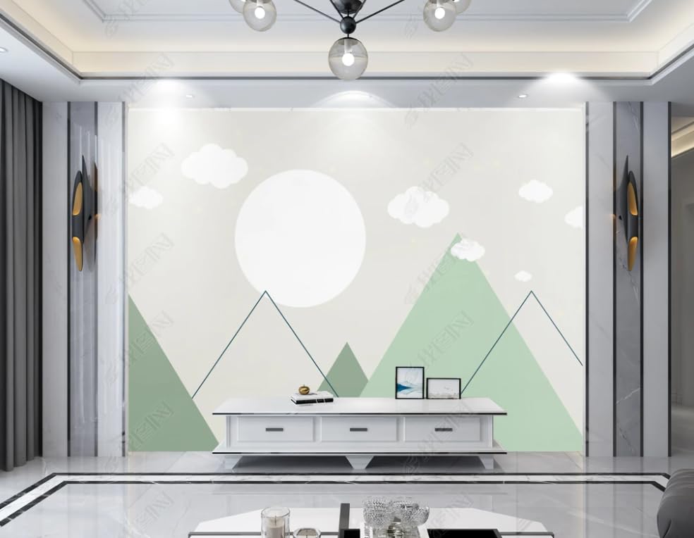 Papier peint intissé pour masquer imperfections mur salon 450x315 - 3