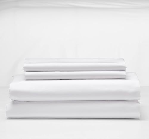 Miniatura 10 de Heritage - Juego de sábanas  100% algodón, calidad premium, tejido satinado ultra suave, transpirable, bolsillos profundos, juego de 4 piezas,