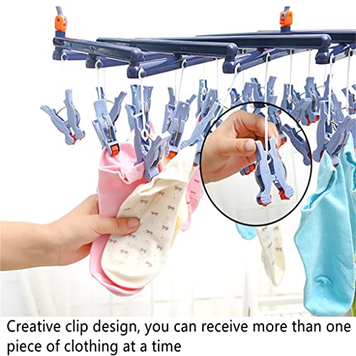 Support à linge multi-clip argento étendoir durable chaussettes et lingerie - 7