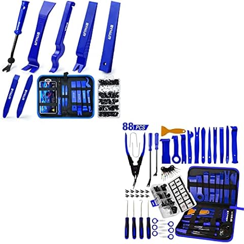 BYNIIUR Bundle of 88 Pcs Trim Removal Tool and Auto Trim Removal Tool Kit Cover