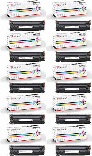 Image of Imported Compatible with HP 88A Laser Toner Cartridge (Pack of 10) for P1007, P1008, LaserJet Pro Series - P1106, P1108, M1136, M1213NF, M1216NFH, M202DW, M202N,M128fw, and MFP M126nw
