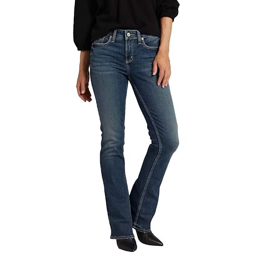 Silver Jeans Co. Women's Suki Mid Rise Bootcut Jeans