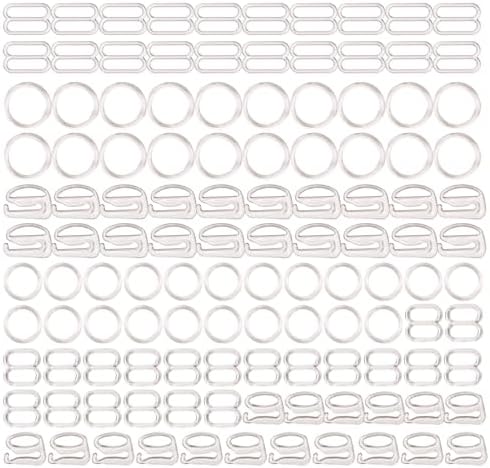 Tupalizy 120PCS Bra Strap Hooks Replacement for Sewing Bikini Hal...