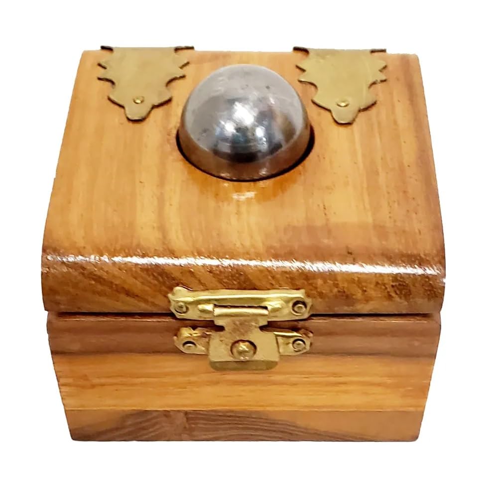 MilesMagic Magician's Steel Ball Thru Glass Gimmick Box Penetration Through Solid Glass Sheet Mentalism for Real Close Up Street or Stage Illusion Magic Trick - Image 2