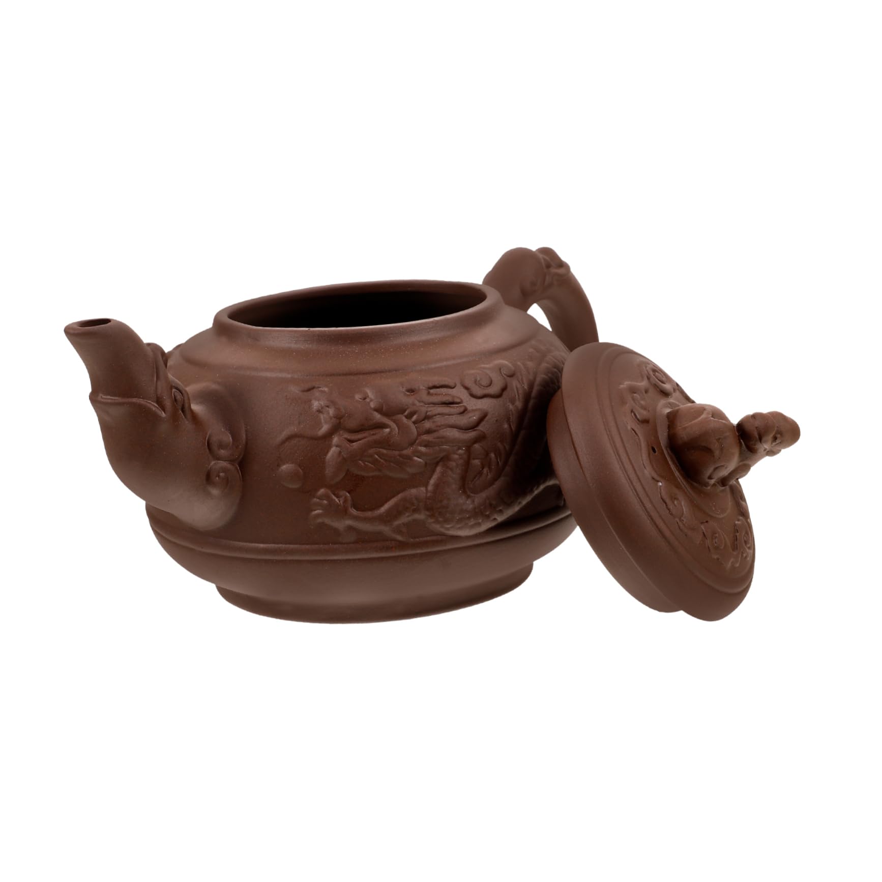 PRETYZOOM Tetera De Cerámica Tetera De Gran Capacidad Tetera De Dragón Tetera De Dragón Tradicional Tetera De Té Chino Tetera De Arcilla Vintage Tetera Portátil Tetera De Chino