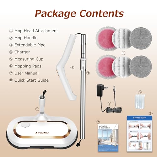 Alfabot S2 Cordless Spin Mop For Floor Cleaning thumb #6