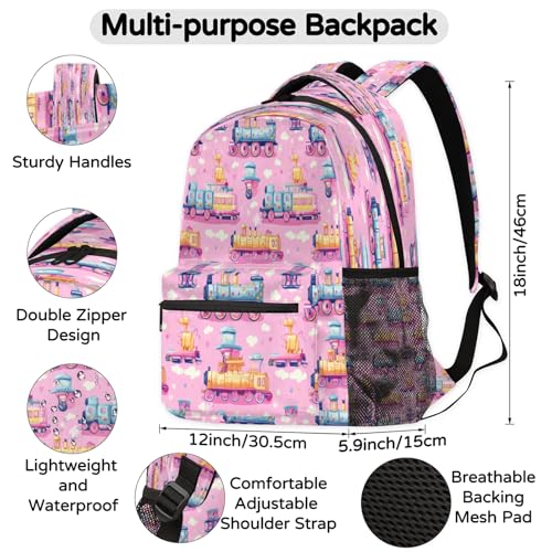Sac à dos train pour vos sorties, randonnées et voyages de week-end en couleur L - 2