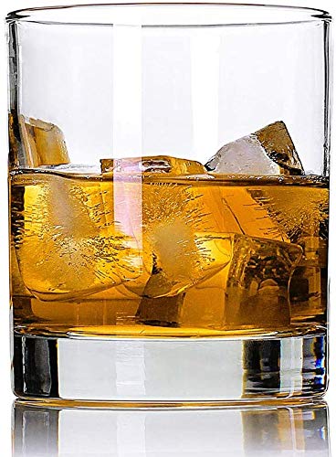 PrimeWorld Glass Whiskey Glass - Set of 2, Clear, 300ml