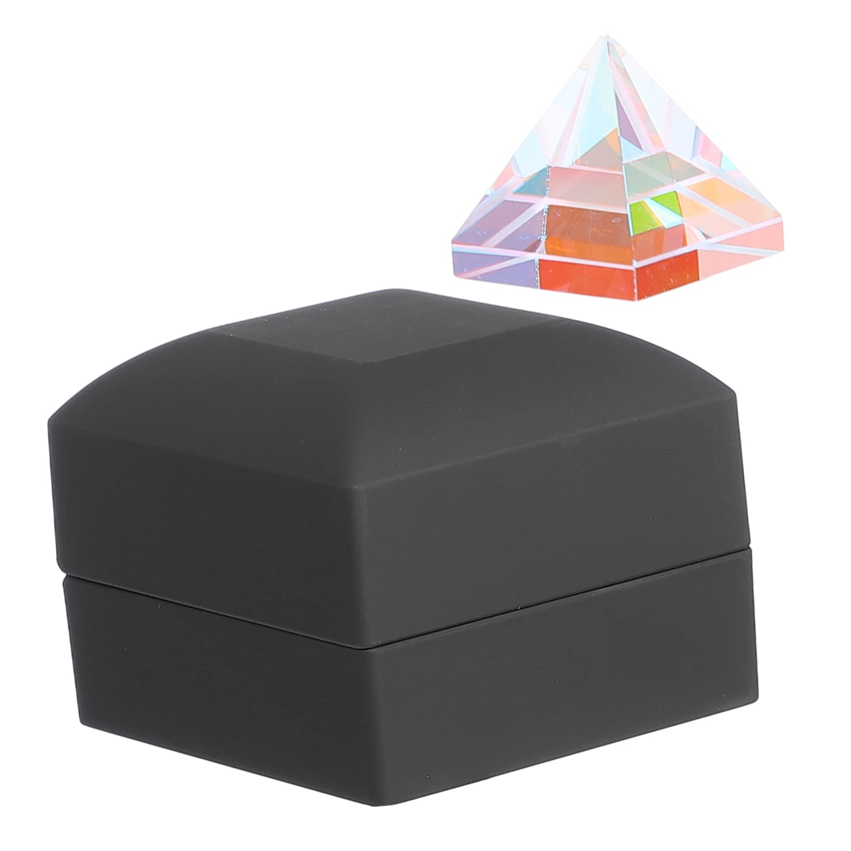 FELTECHELECTR Crystal Photography Prism Pyramids Optical Glass Desk Decor Party Home Decoration